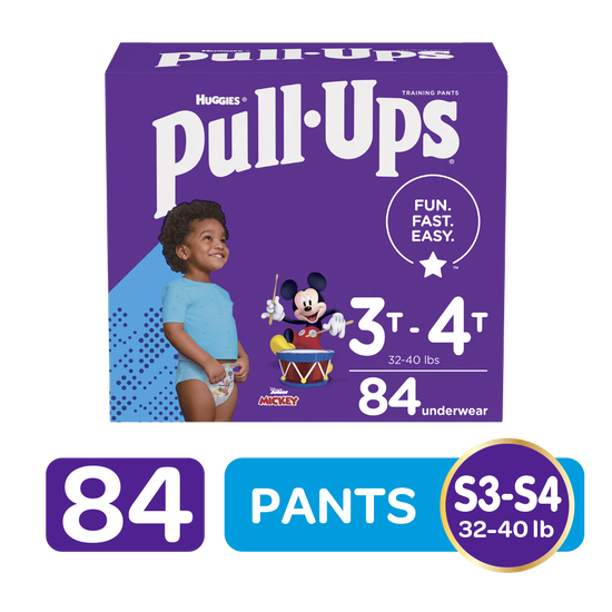 Training Pants Huggies Pull-Ups para Niño Size 3T/4T, 84uds