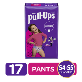 Training Pants Huggies Pull-Ups para Niña Size 4T/5T; 17uds
