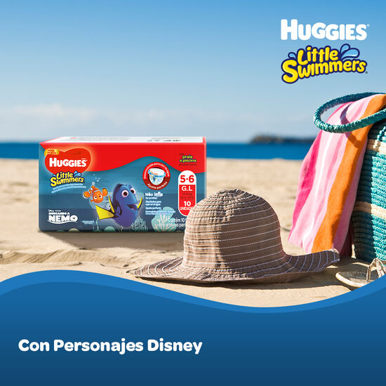 Swimming Pants Huggies Little Swimmers Size Large; 10uds